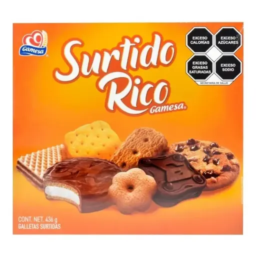 [50430] Galleta Surtido Rico Gamesa 436Gr