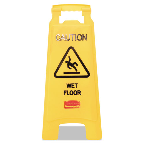 [90064] Señalamiento de Piso Mojado Amarillo (Caution Wet Floor) Rubbermaid