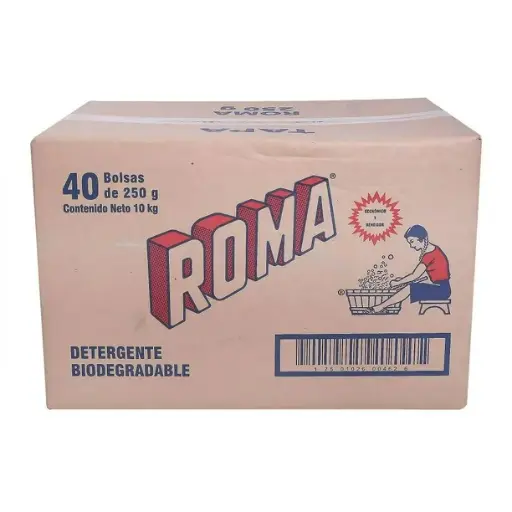 [40365] Jabon en Polvo 250 gr Roma (40 Paquetes)