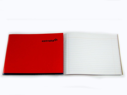 [13362] Cuaderno Engrapado Italiano Raya Estrella con 100 Hojas