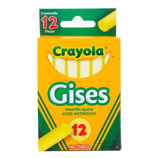 [12532] Gis Amarillo con 12 Crayola