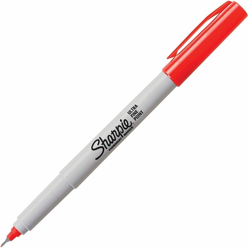 [13797] Marcador Permanente Sharpie Punto Ultra Fino Rojo