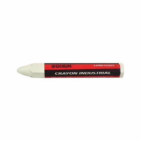 [10798] Marcador de Crayon Dixon Industrial Blanco