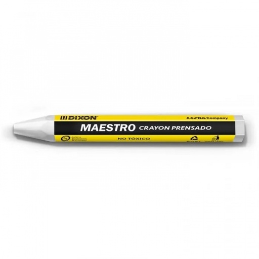 [10796] Marcador de Crayon Dixon Maestro Blanco 