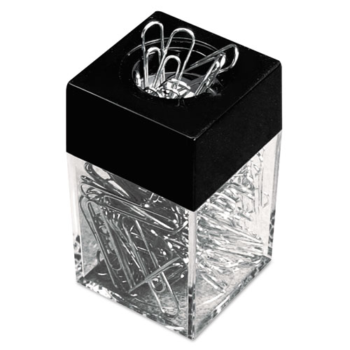 [10552] Portaclips de Plastico Negro con Iman OIC