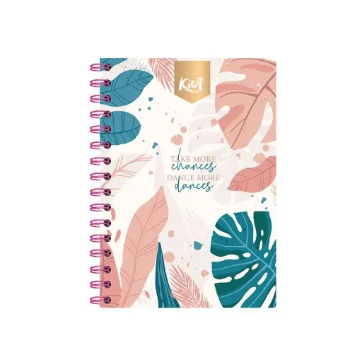 [11193] Cuaderno Espiral Frances Raya Kiut Femenil con 100 Hojas