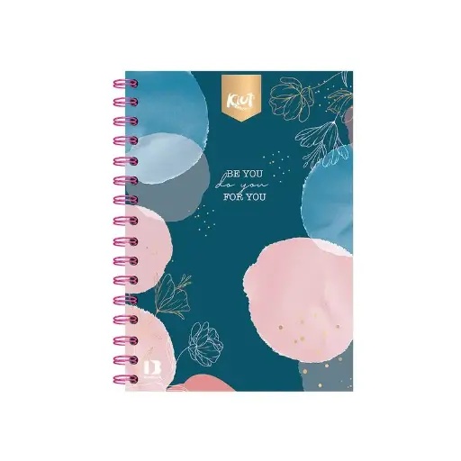 [11011] Cuaderno Espiral Frances Raya Kiut Femenil con 160 Hojas (Pasta Dura)