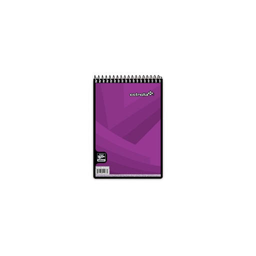 [13180] Libreta Taquigrafica Hoja Blanca Estrella 100 Hojas