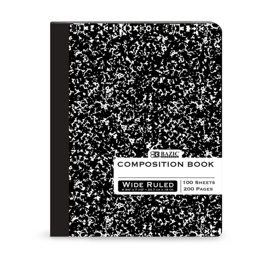 [10152] Cuaderno Cosido Composition con 100 Hojas Bazic