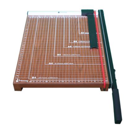[13165] Guillotina 15" Base De Madera Nextep