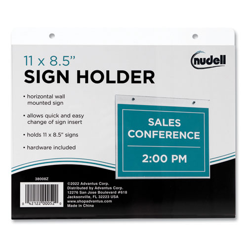 [14477] Portaletrero De Pared Plastico T/C Horizontal Nu-Dell