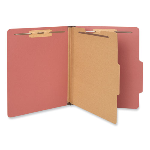 [11873] Folder Pressboard Tamaño Carta Guinda 4 Secciones con 10 Universal