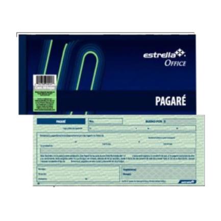 [10446] Block Pagare Estrella 50 hojas