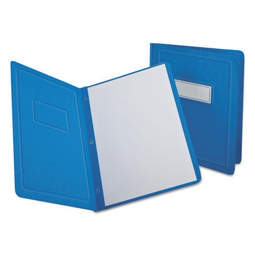 [13499] Folder 3 Broches Tamaño Carta Azul Claro Oxford con 25