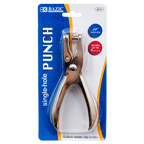 [12615] Perforadora 1 Hoyo 6 mm (1/4") Bazic