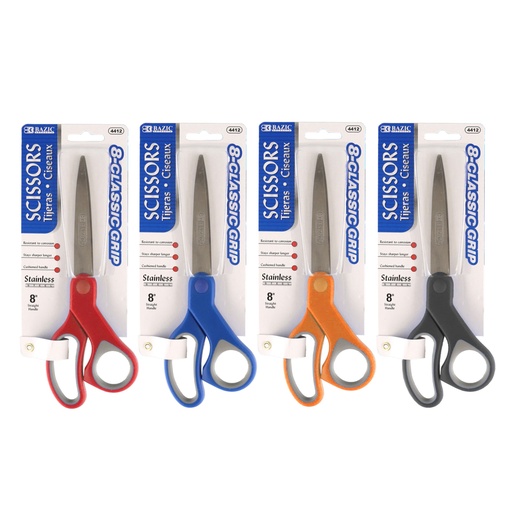 [10383] Tijera Multiproposito 8" Soft Grip Bazic