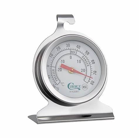 [90121] Termometro para Refrigerador Congelador 2" Redondo Choice 