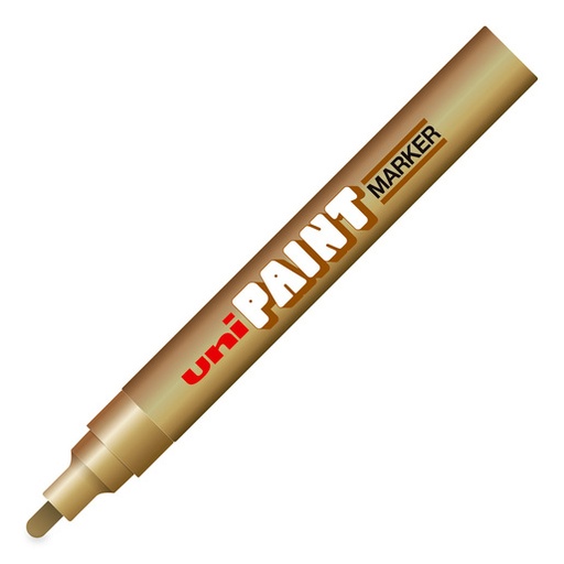 [11683] Marcador Uni-Paint PX20 Punto Mediano Dorado