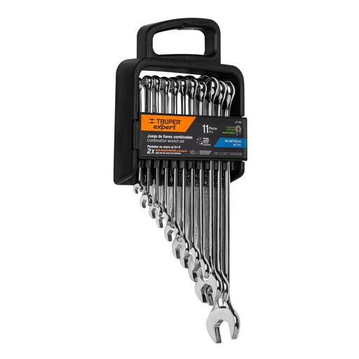 [L90471] Juego de 11 Llaves Combinadas Milimetricas Truper