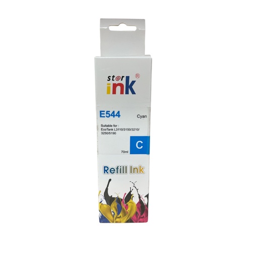 [21624] Tinta Generica Epson #544 Cian Star Ink