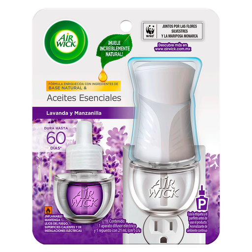 [41023] Aromatizante Air Wick Difusor Electrico y Repuesto Lavanda