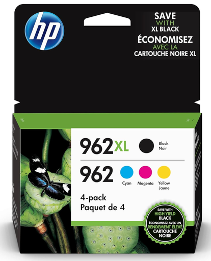 [20452] Tinta HP Kit Con 962XL Negro / 962 Tricolor Americano 