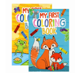 [12800] Libro de Pintar Jumbo My First Coloring Book Bazic