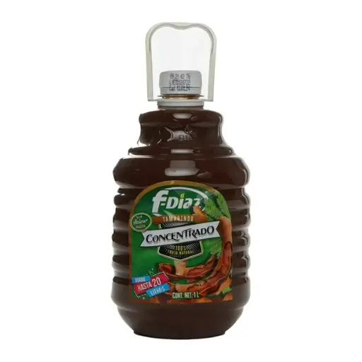 [58741] Concentrado para Agua de Tamarindo sin Azucar 1L F-Diaz 