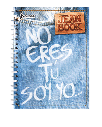 [11901] Cuaderno Espiral Frances C7 Jean Book con 100 Hojas  