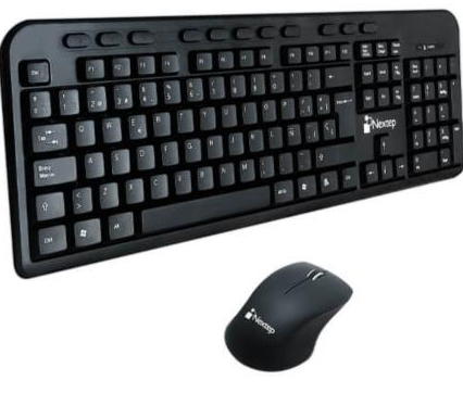 [32995] Teclado/Mouse Inalambrico Nextep NE-415