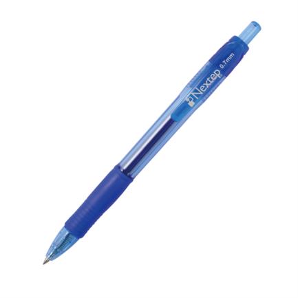 [14057] Pluma Nextep Gel Punta Fina 0.7 mm Retractil Azul 