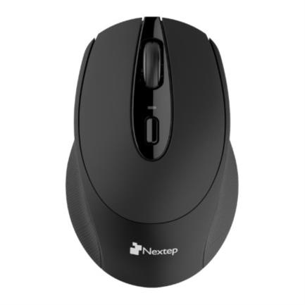 [33304] Mouse Inalambrico Ergonomico USB 1600 DPI Nextep  