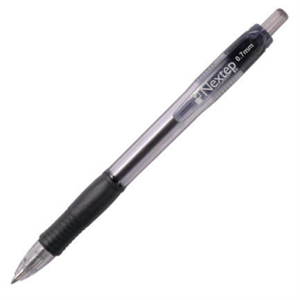 [14058] Pluma Nextep Gel Punta Fina 0.7 mm Retractil Negro