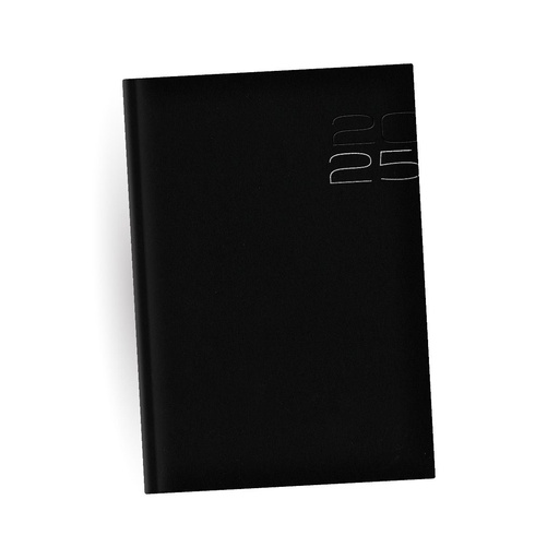 [13720] Agenda Diaria 2026 14.5cm x 20.5cm Negro Fortec