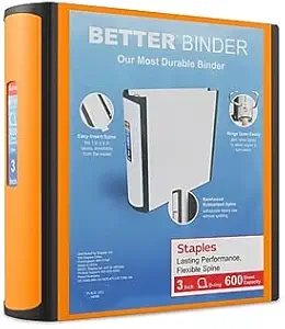 [16672] Carpeta Naranja con Mica 3'' con 2