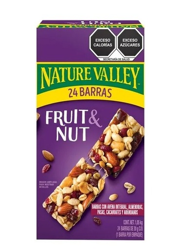 [50155] Barras de Granola Nature Valley Fruit & Nut C/24