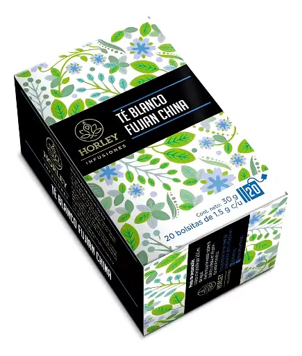 [50839] Té Blanco Fujian China 30 Gr. con 20 Sobres Horley
