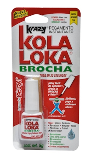 [12877] Pegamento Con Brocha Kola Loka 5g 