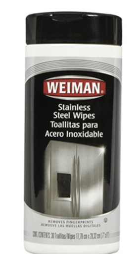 [41253] Toallitas para Acero Inoxidable Blanco con 4 Weiman