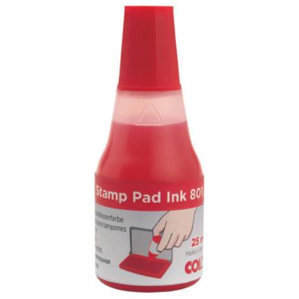 [11278] Tinta En Gotero Para Sello 25 mL Rojo Barrilito  