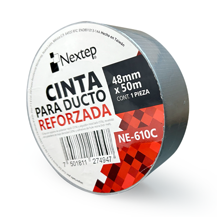 [91362] Cinta Adhesiva para Ducto 2" (48 mm) x 50 m Nextep