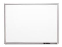 [13799] Pizarron Blanco 150 cm x 120 cm (59" x 48") Marco Aluminio Alfra 