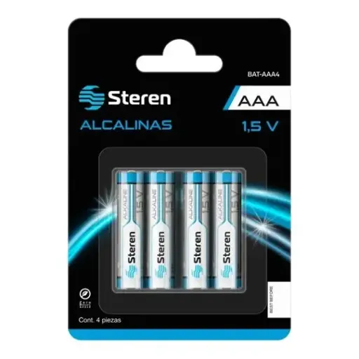 [32545] Bateria AAA Steren con 4 piezas, blister