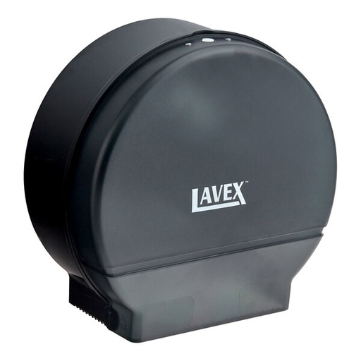 [48381] Despachador Papel Higienico jumbo Lavex de Plastico Negro 9" 