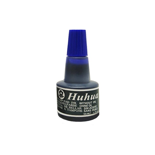 [15752] Tinta En Gotero Para Sello 24 mL Azul HUHUA