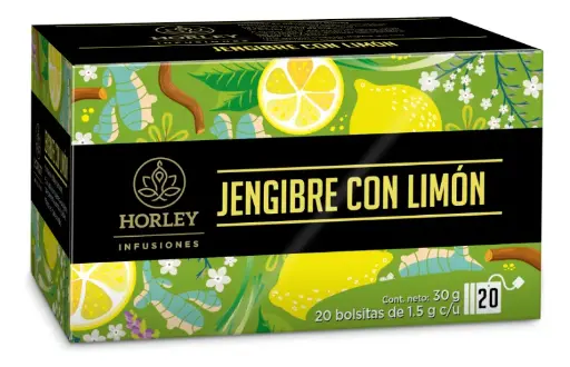 [50914] Té  Jengibre con Limon 30 Gr. Con 20 Sobres Horley 