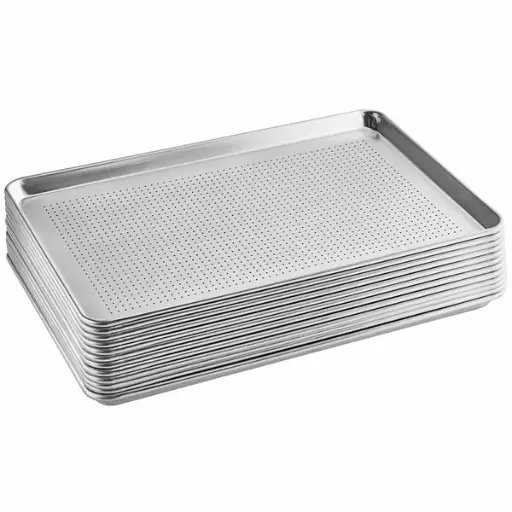 [90988] Charola para Horno de Aluminio Completa Perforada 18" x 26" Choice 