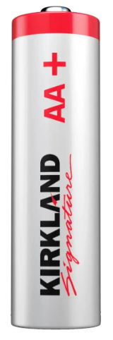 [31258] Baterias Alcalinas AA marca Kirkland , por pieza